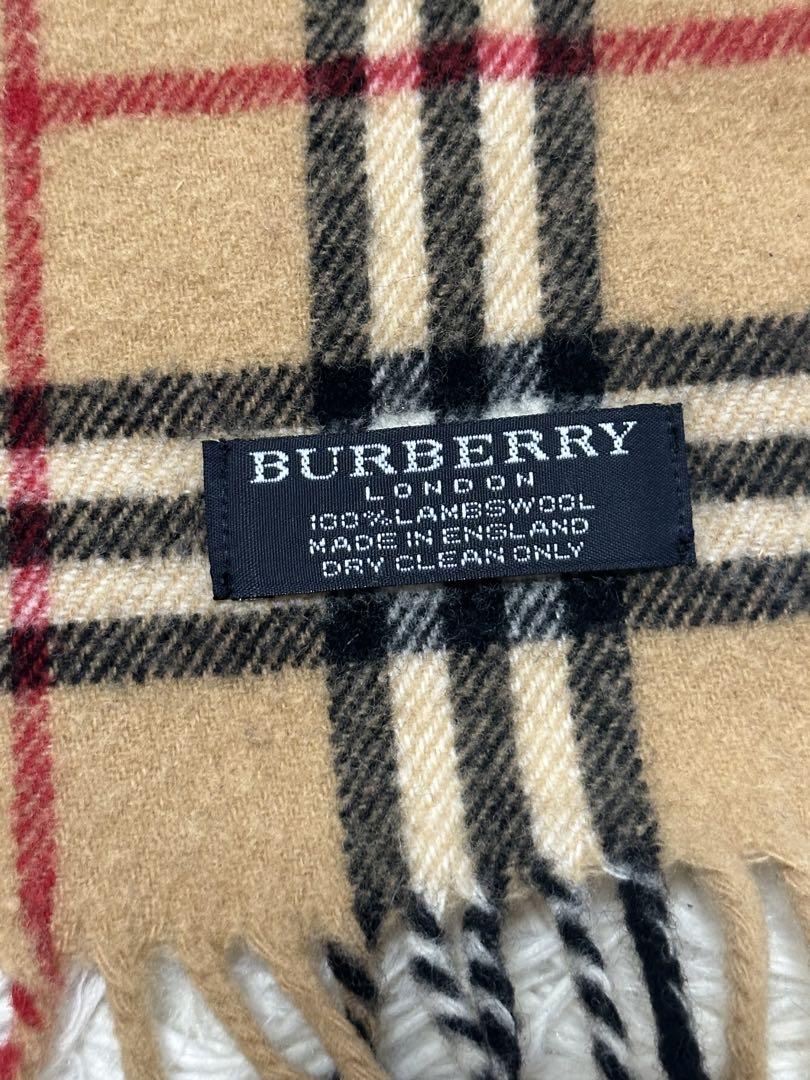 美品◎Burberry's マフラー ラムウール100% ノバチェック 英国製 BURBERRYS】ノバチェック マフラー ラムウール100% イングランド