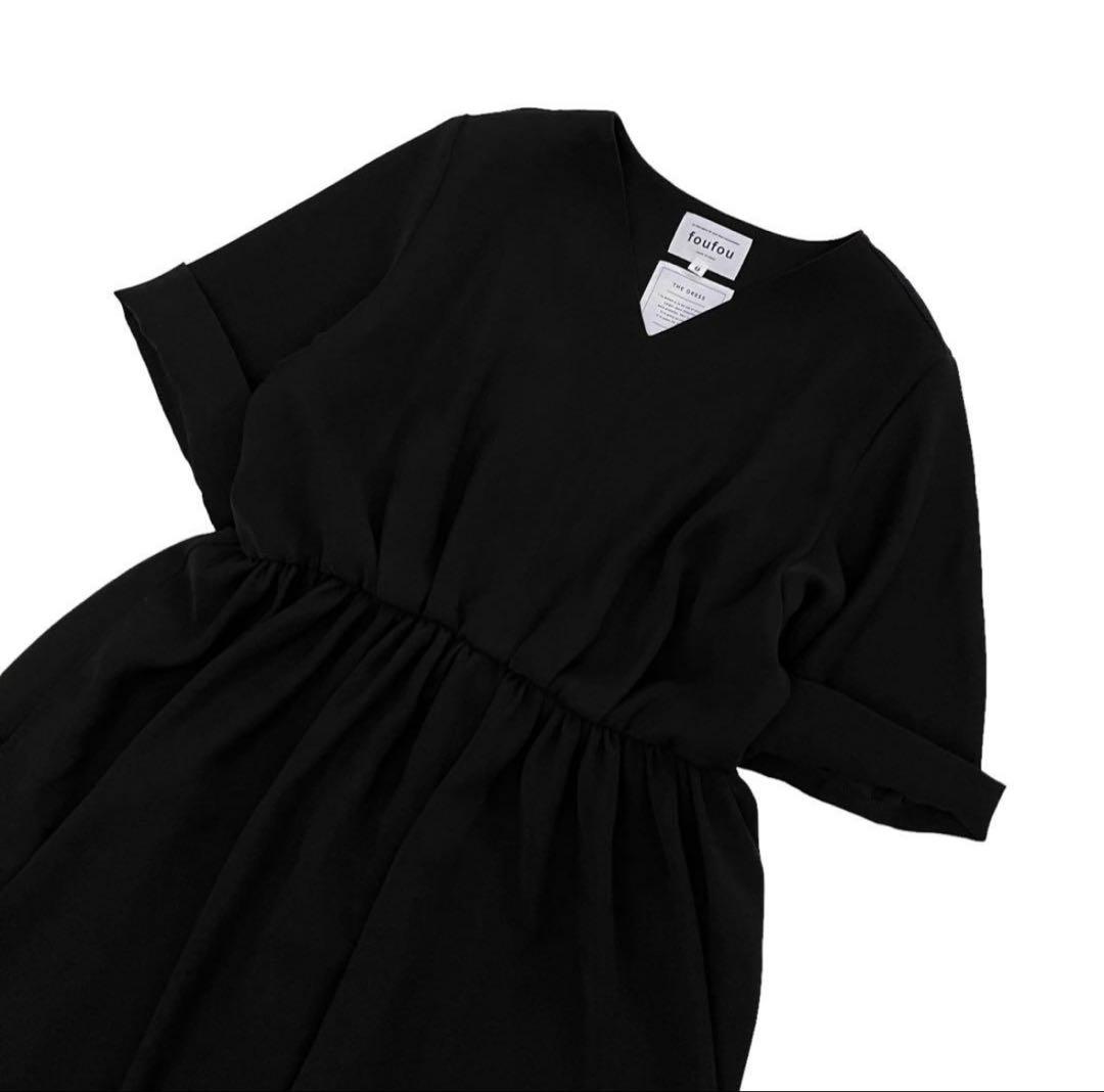 【foufou】Vneck gather one piece