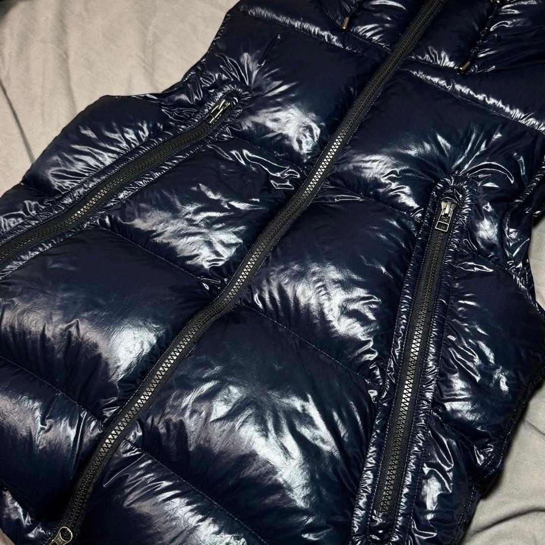 00s archive ダウンベスト 平成初期 光沢 ダブルジップ お兄系