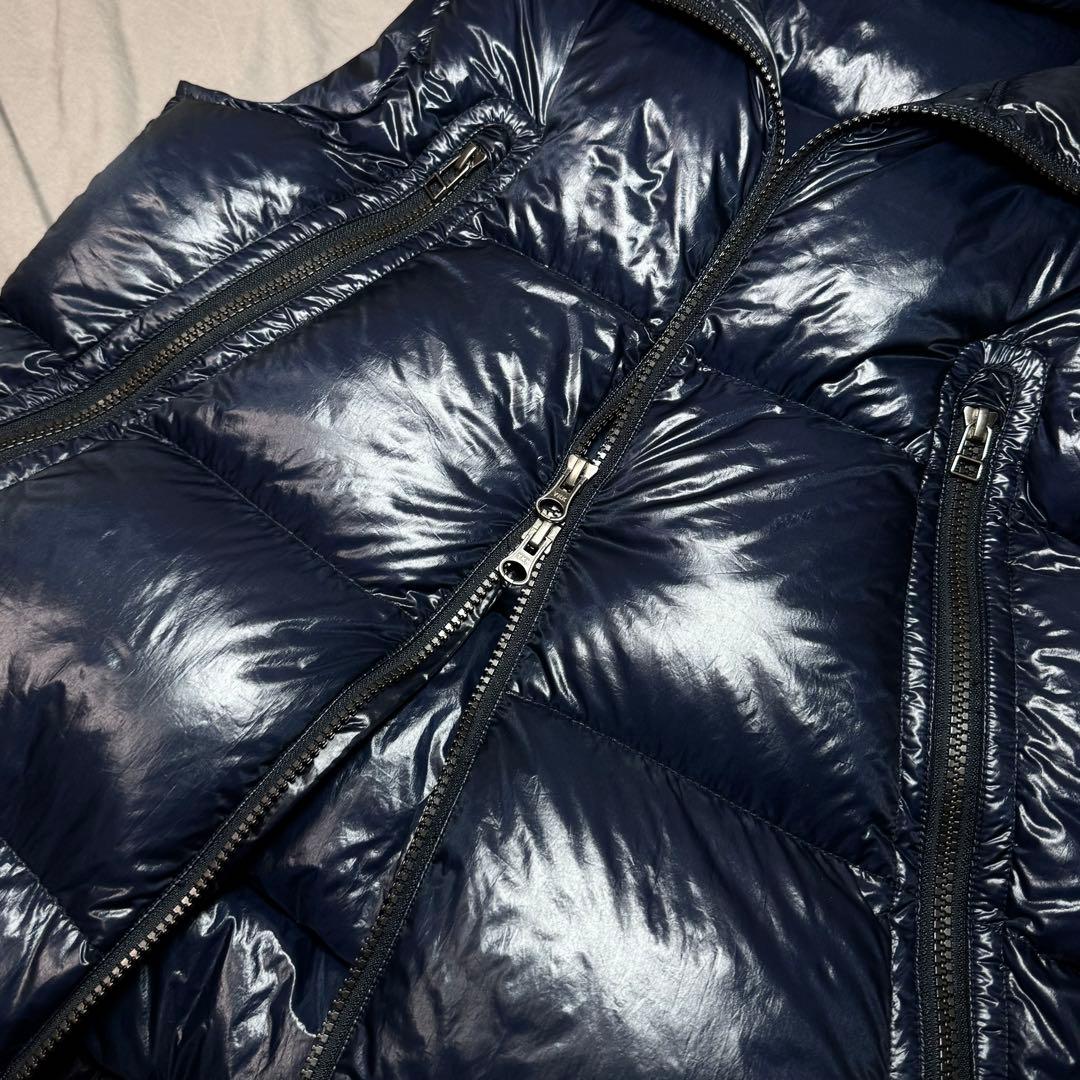 00s archive ダウンベスト 平成初期 光沢 ダブルジップ お兄系