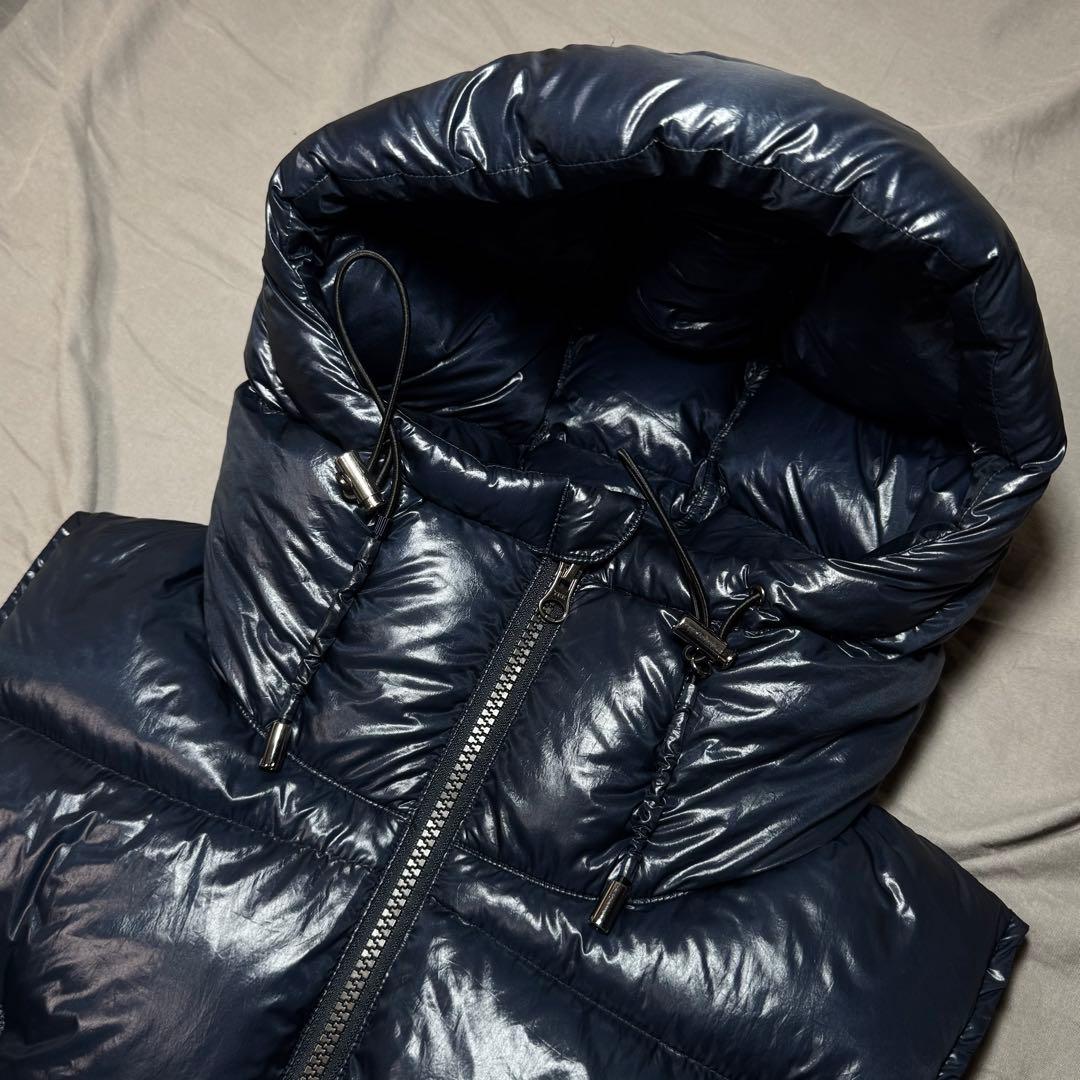 00s archive ダウンベスト 平成初期 光沢 ダブルジップ お兄系