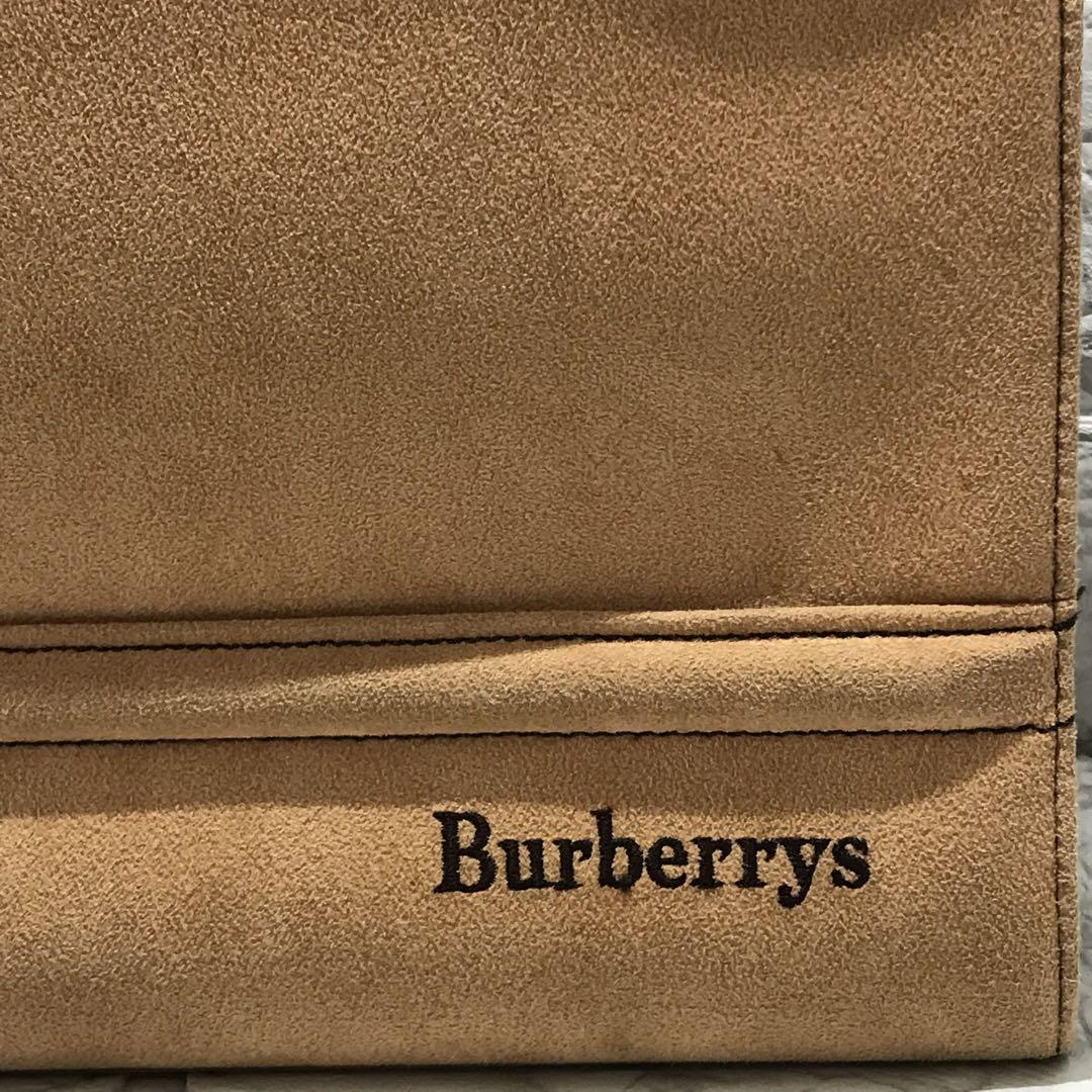 Burberrys 希少 ヴィンテージ バッグ ノバチェック レザー×スエード Burberrys 希少 ヴィンテージ バッグ ノバチェック レザー×スエード