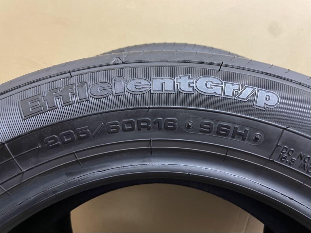 2023グッドイヤー 205/60R 16 96H XL 8分山タイヤ2本セット