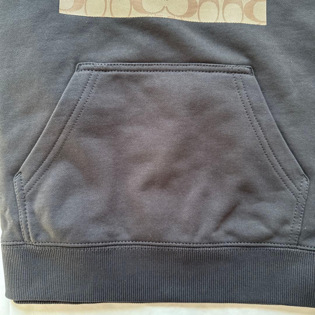 コーチ フード付きパーカー メンズM ブラック コーチ フード付きパーカー メンズM ブラック