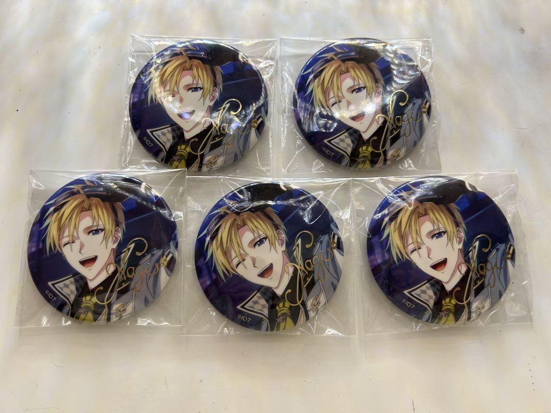 アイナナ 六弥ナギ ブラホワ 缶バッジ 95個 アイドリッシュセブン 六弥ナギ 缶バッジ ドラコレ ブラホワ