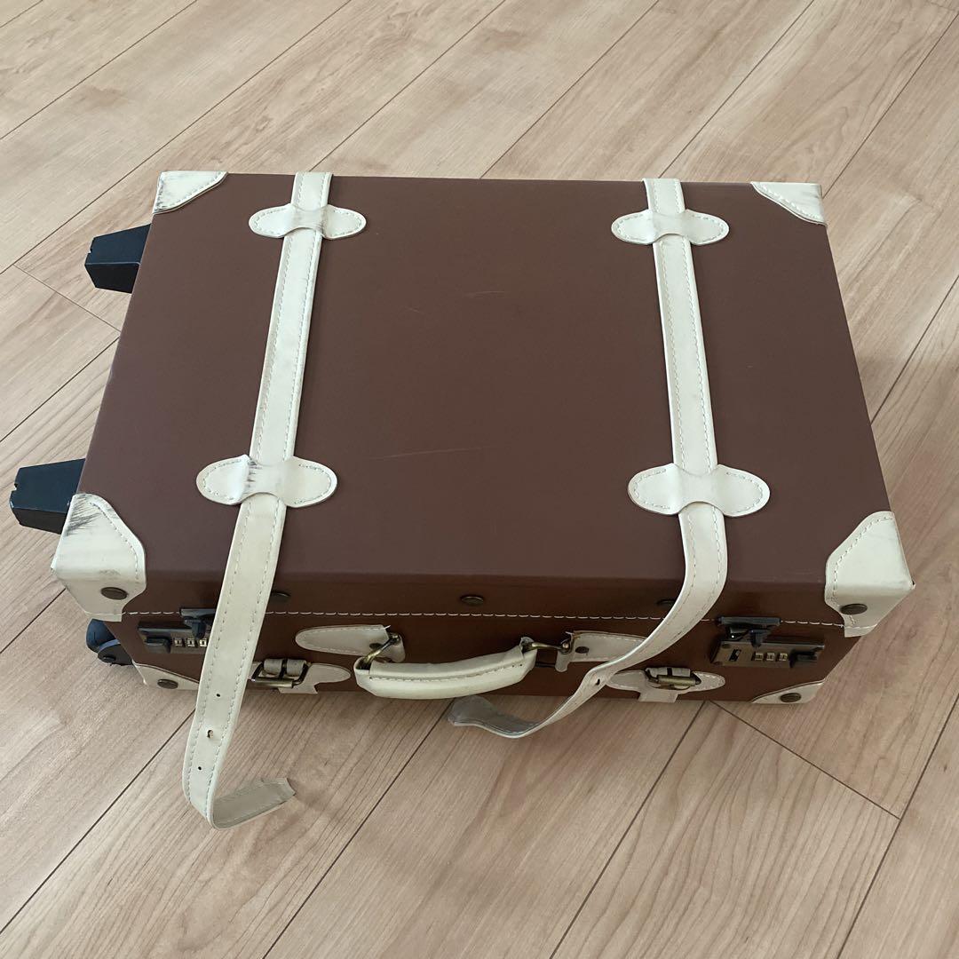 ブラウン キャリーケース 合成皮革