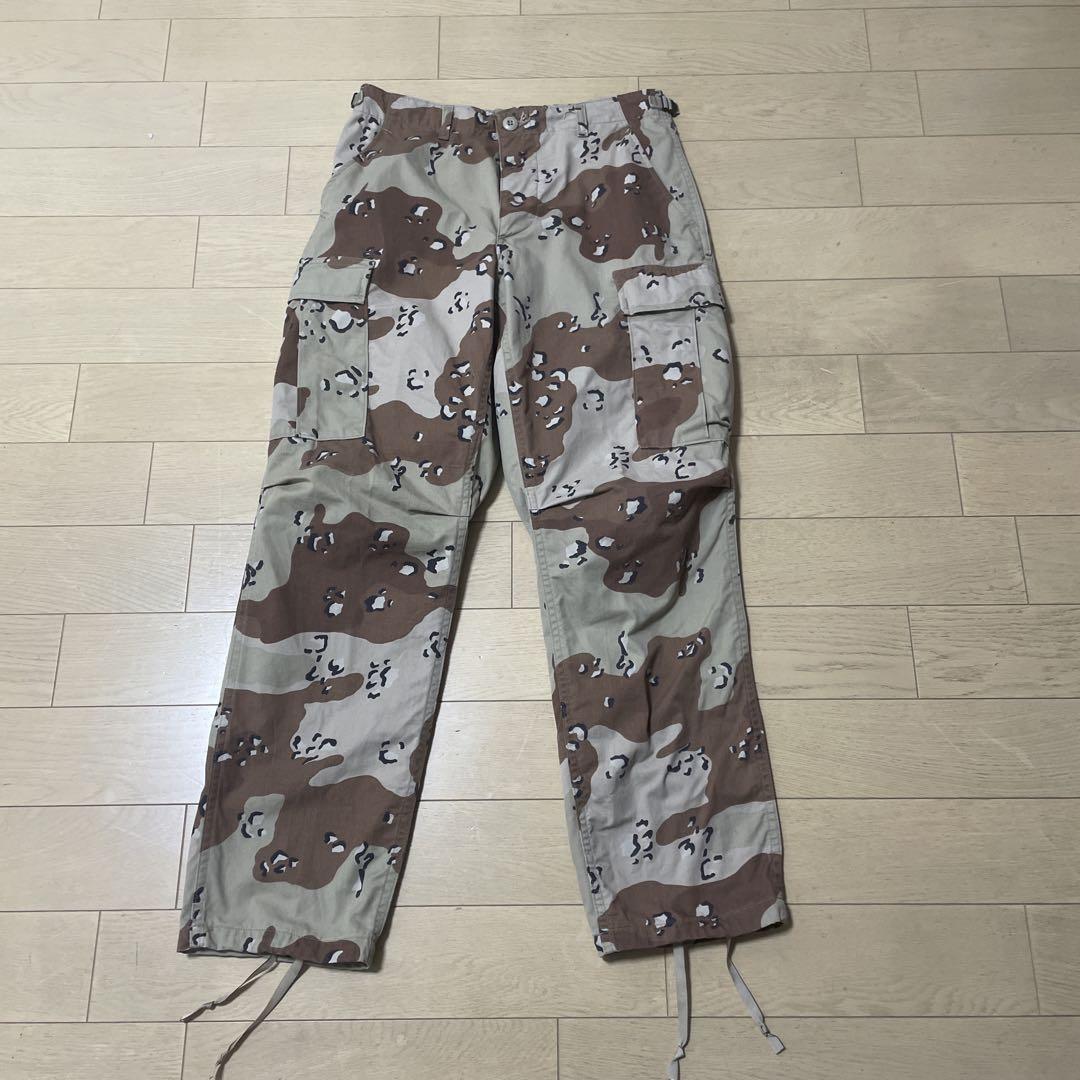 US実物 チョコチップカモカーゴパンツ 希少small-short