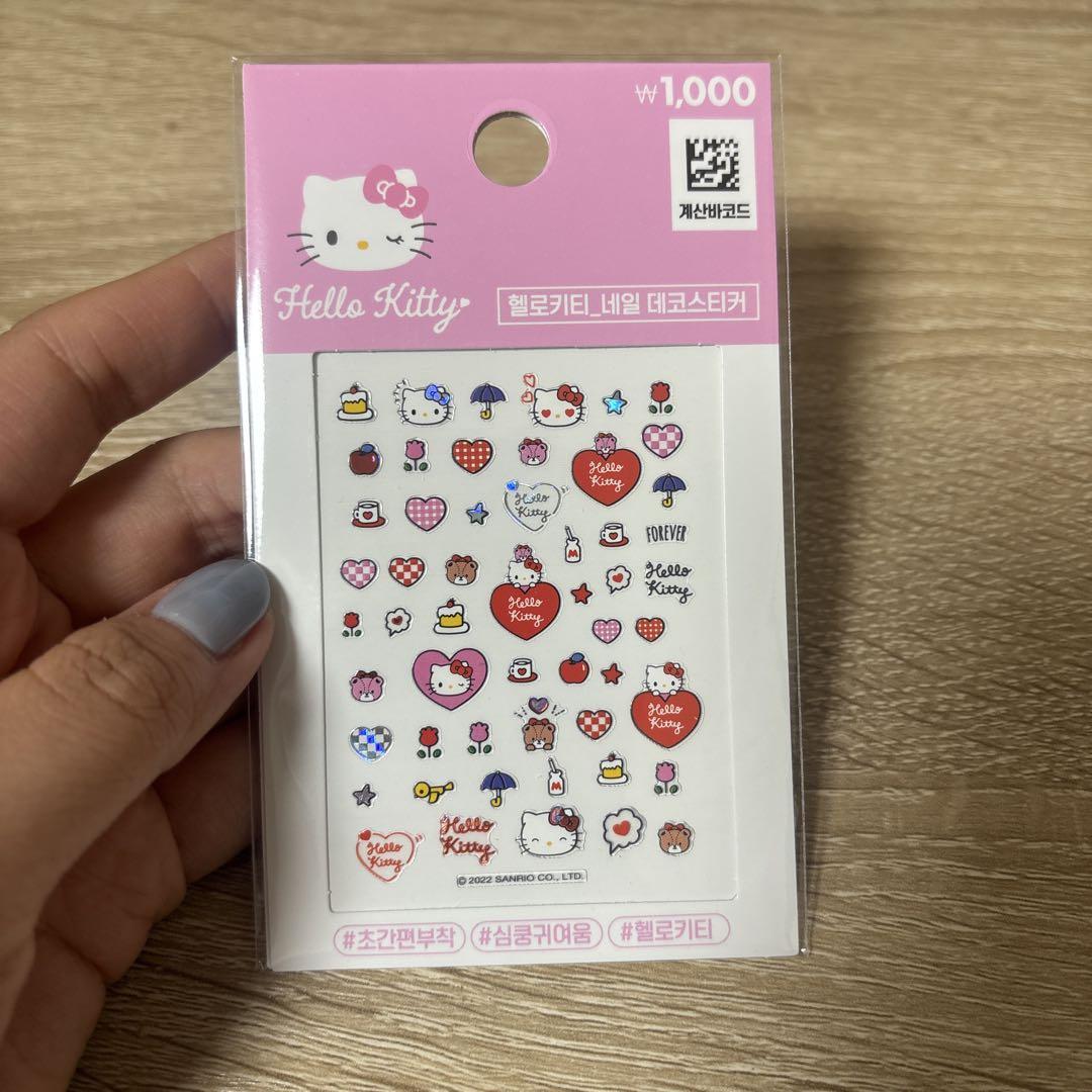 未開封 サンリオ ハローキティ キティ ネイル ネイルシール 韓国