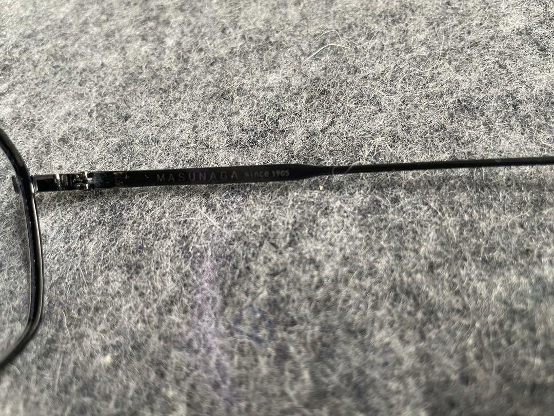 美品】増永眼鏡 DESKEY 50□18-145 チタン ブラック