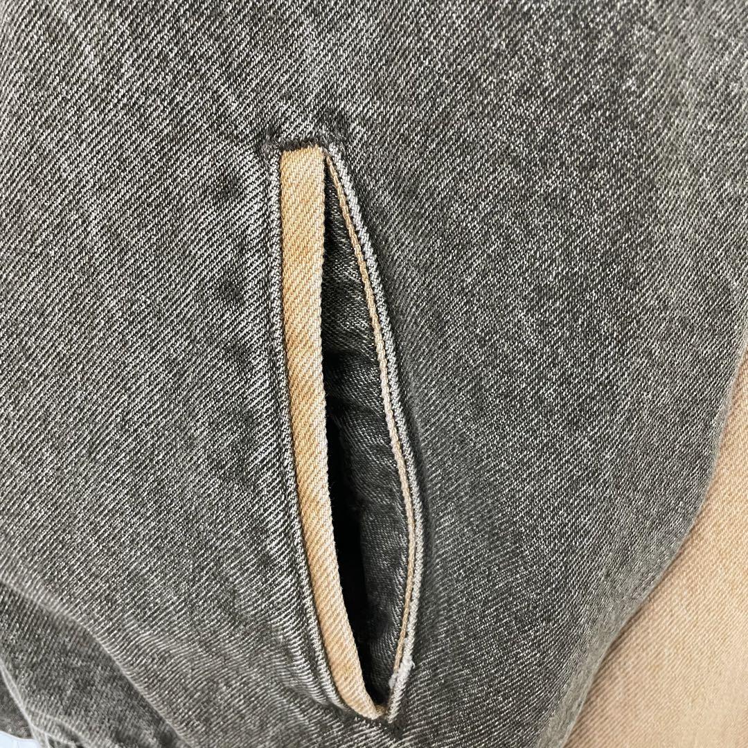 international DENIM ブラックデニムスタジャン　L〜XL相当