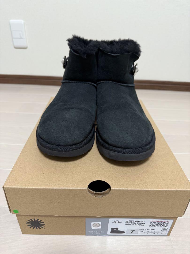UGG アグ スワロフスキー ムートンブーツ 24cm