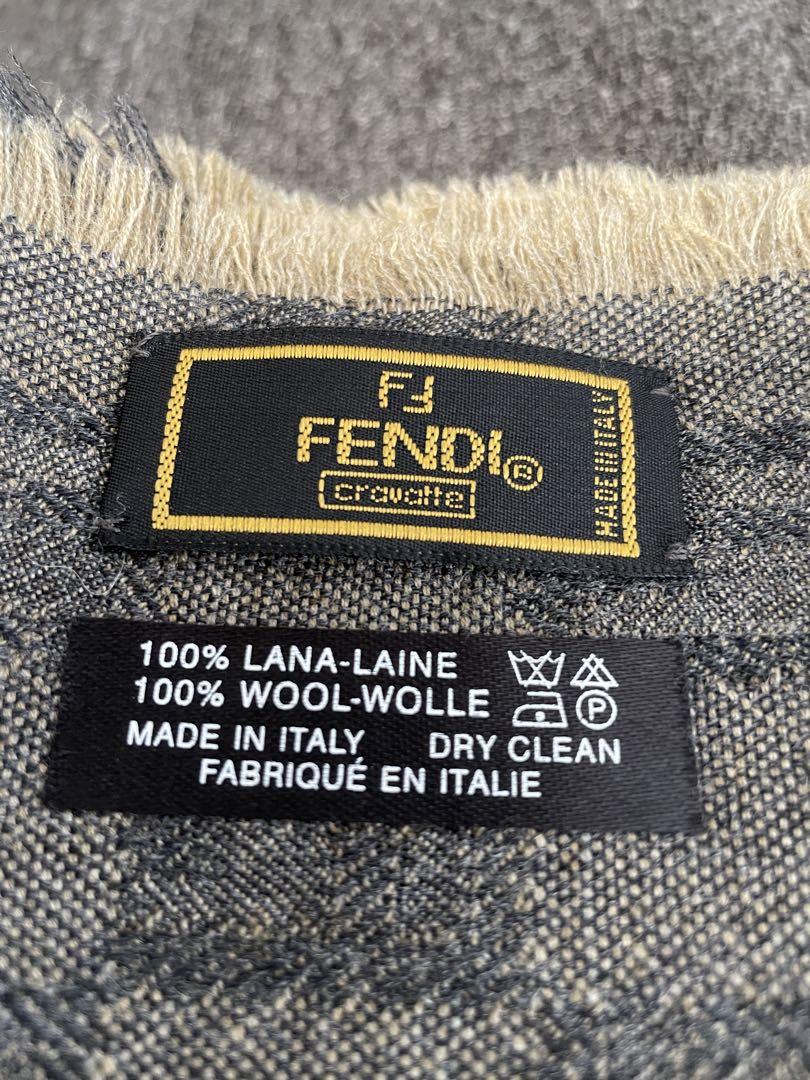 FENDI フェンディ　ストール マフラー　ラムウール
