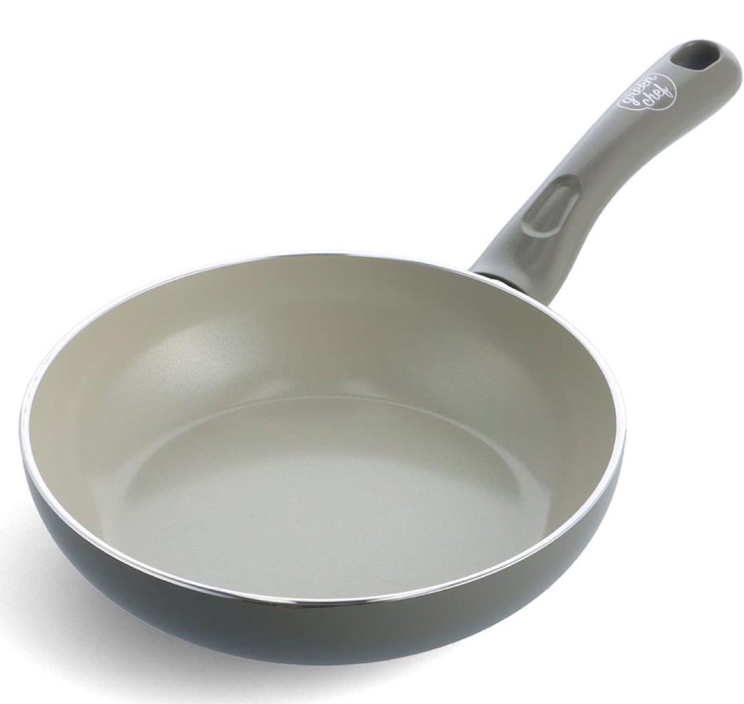 グリーンパン グリーンシェフ フライパン 20cm IH対応クオーツグレー
