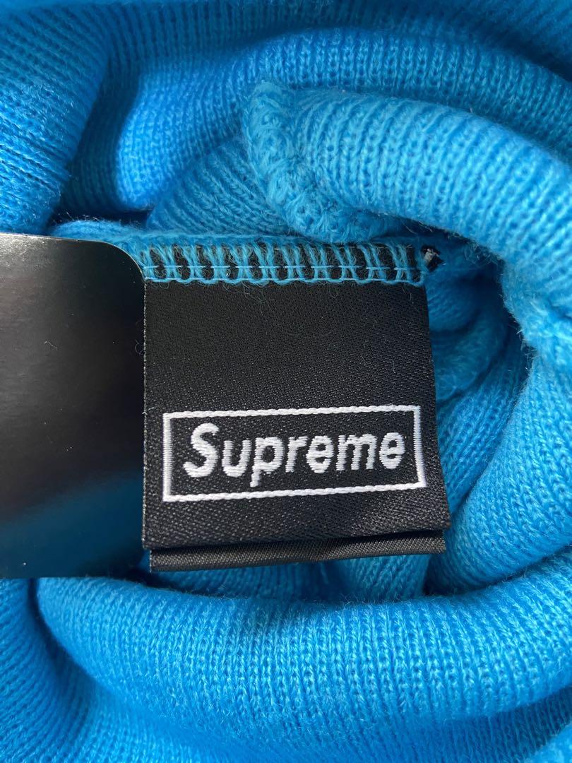 帽子 FW18 Supreme NewEra Box Logo Beanie Blue