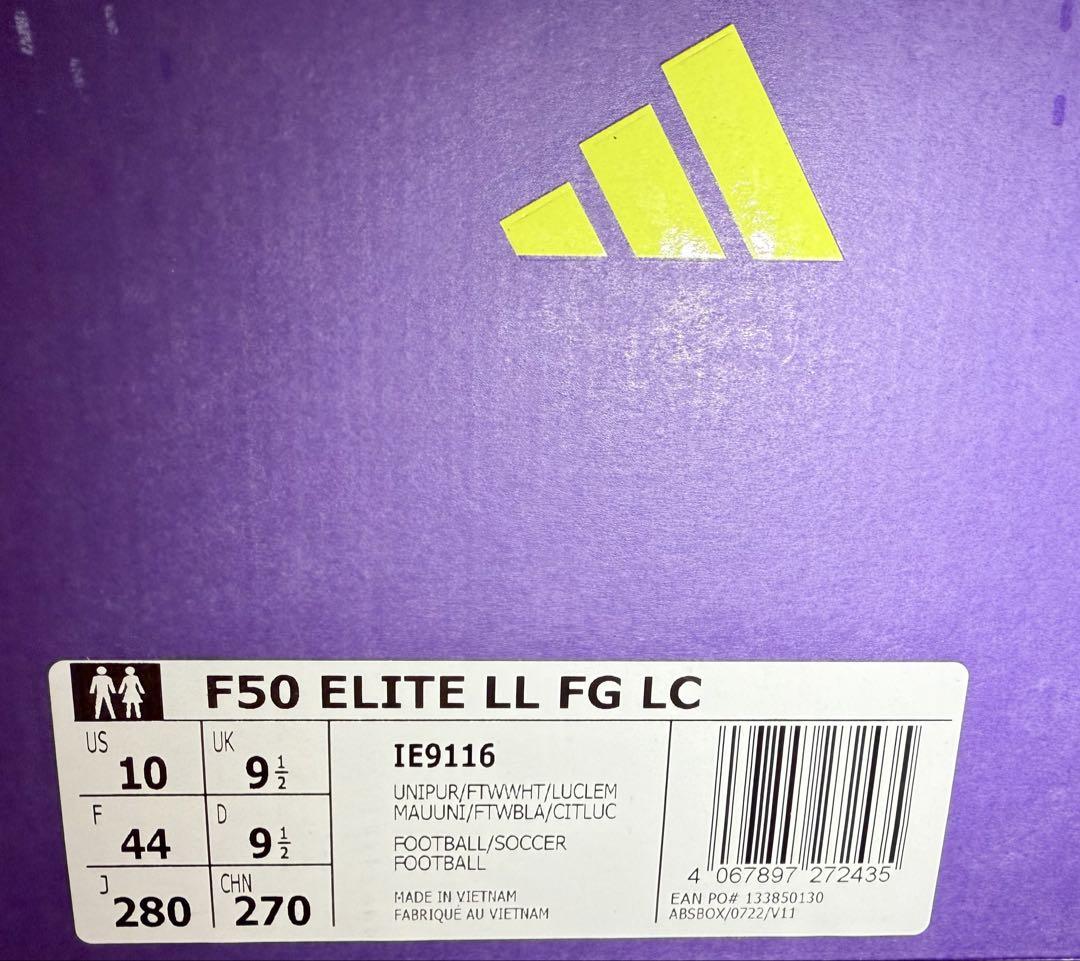 F50 ELITE レースレス ファストリボーン FG 28cm 新品 限定