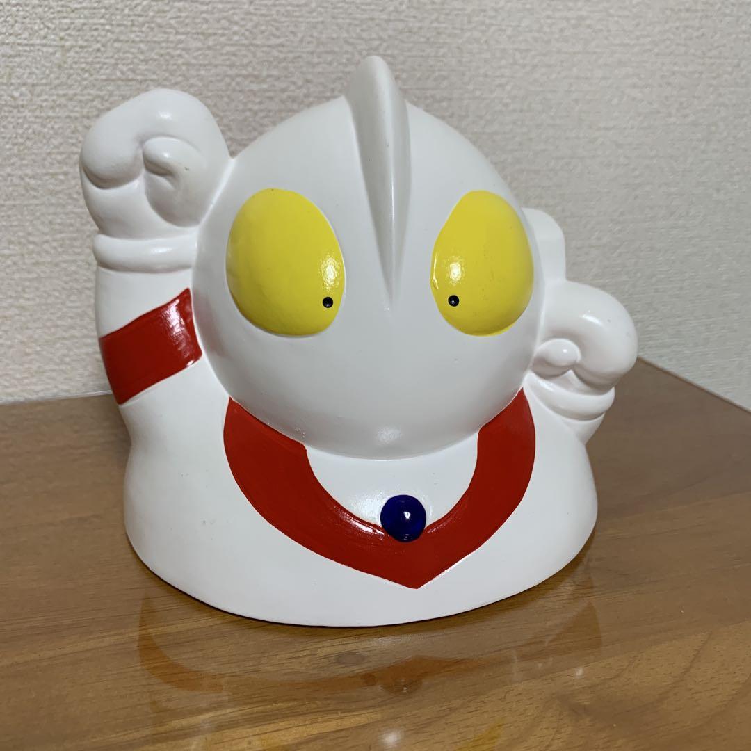 ウルトラマン 陶器製 置物 ペン立て 貯金箱 小物入れ 昭和