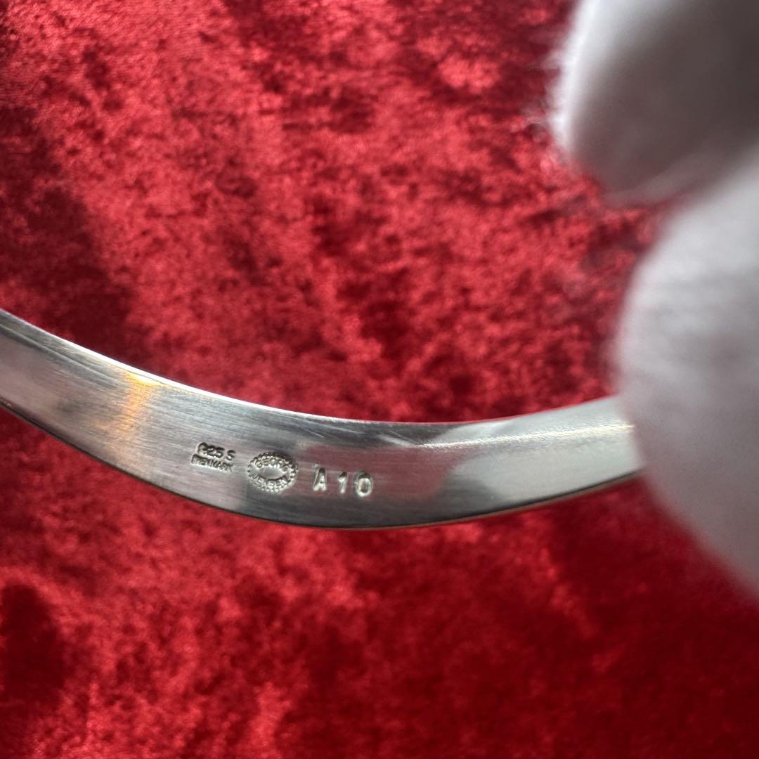 美品バングル21.5g ♯10A ジョージジェンセン/GEORG JENSEN