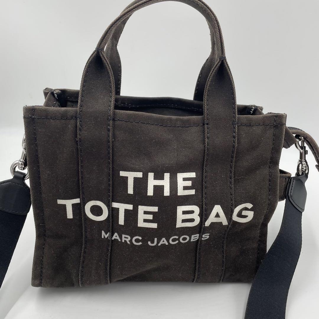 良品✨マークジェイコブス　2way バッグ　ザトート　キャンバス　ブラック