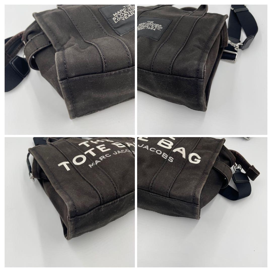 良品✨マークジェイコブス　2way バッグ　ザトート　キャンバス　ブラック