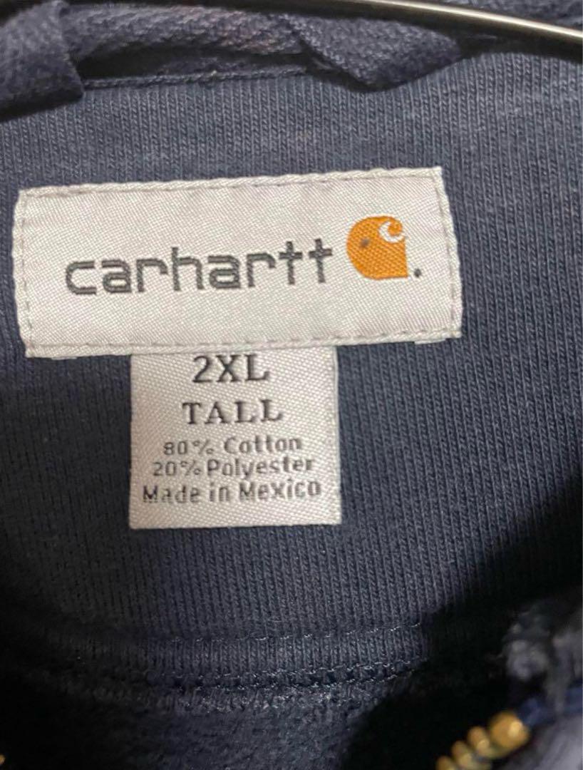 Carhartt フルジップパーカー　ネイビー　メキシコ製　カーハート