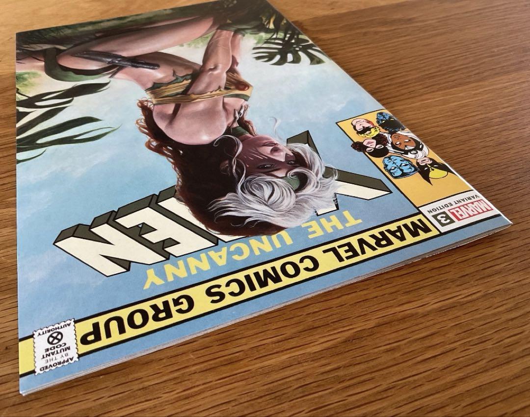 大流行中！ X-men Uncanny #3 アメコミリーフ エクスクルーシブ表紙 洋書