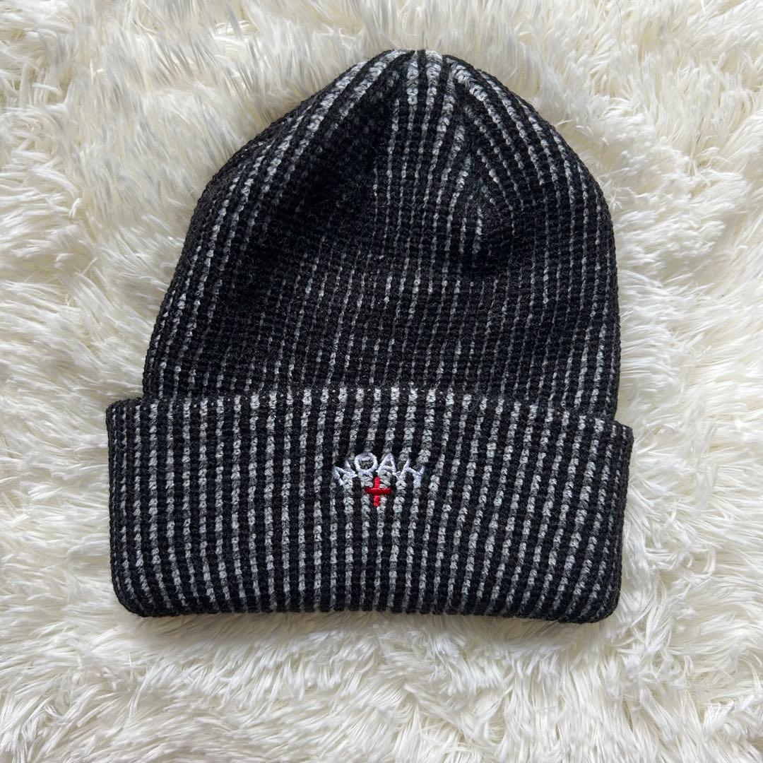 【もな】⭐️新品⭐️NOAH Tri-Color ニット帽 ビーニー ブラック