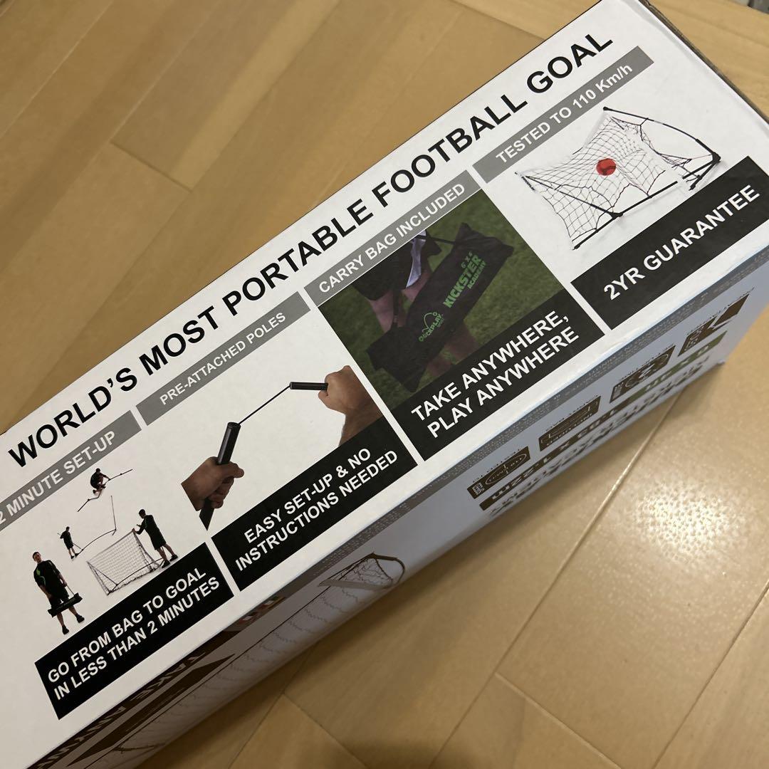 【新品】クイックプレイキックスターアカデミー 1.8mx1.2m サッカーゴール