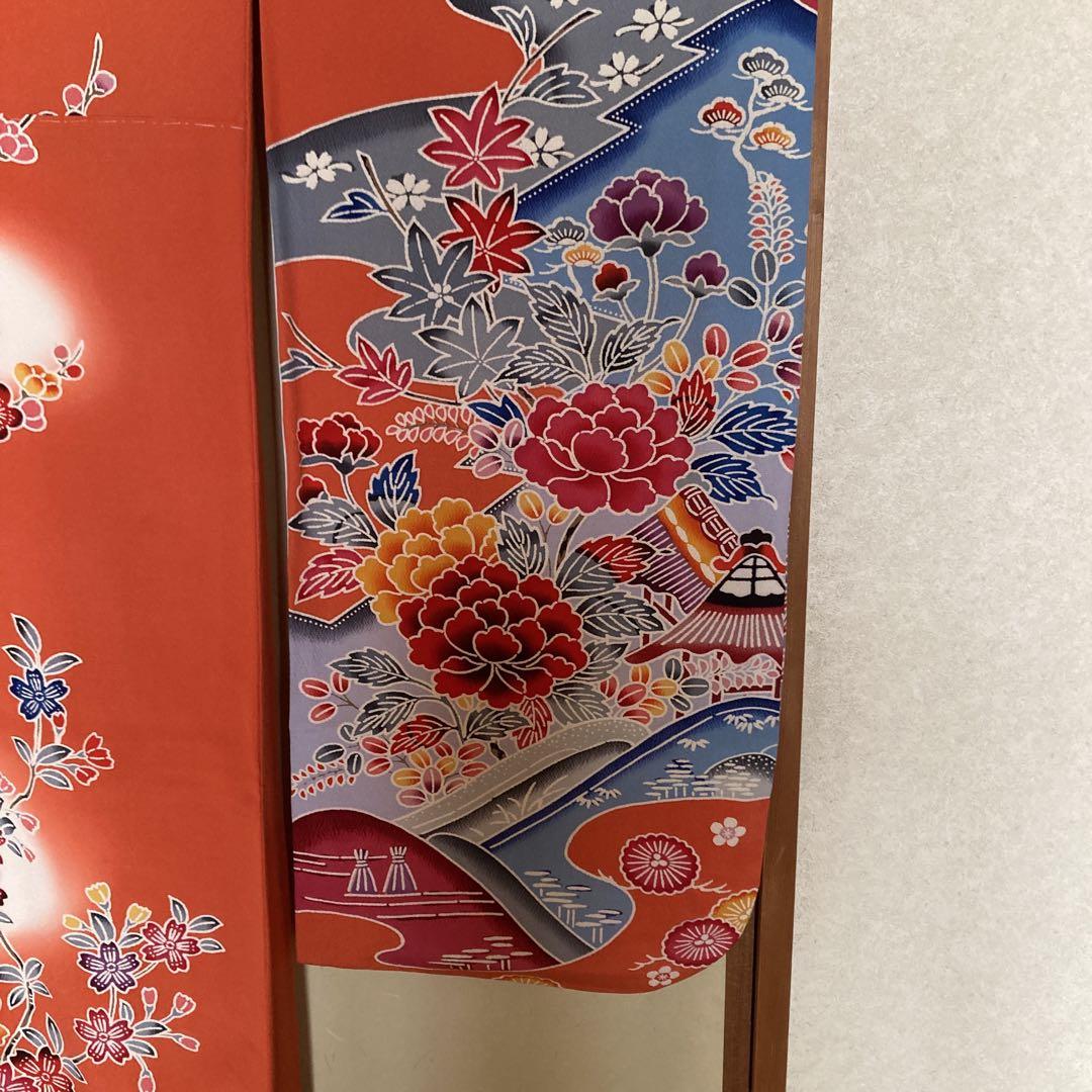 振袖と帯セット 縮緬 正絹 朱色 紅型 唐織帯 京都西陣 - メルカリ 振袖と帯セット 縮緬 正絹 朱色 紅型 唐織帯 京都西陣 - メルカリ