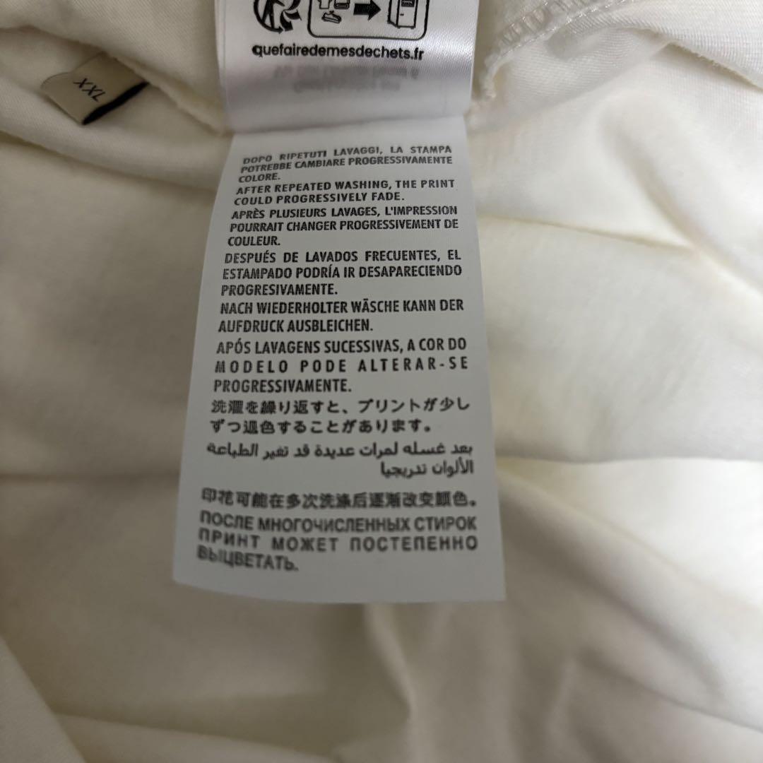 最終価格❣️美品　GUCCI ホワイト ロングスリーブ Tシャツ　XXLサイズ
