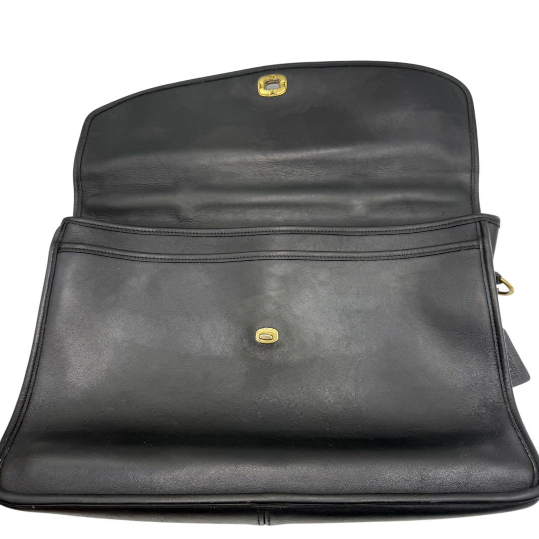 美品 COACH オールドコーチ　ビジネスバッグ　2way ブラック レザー