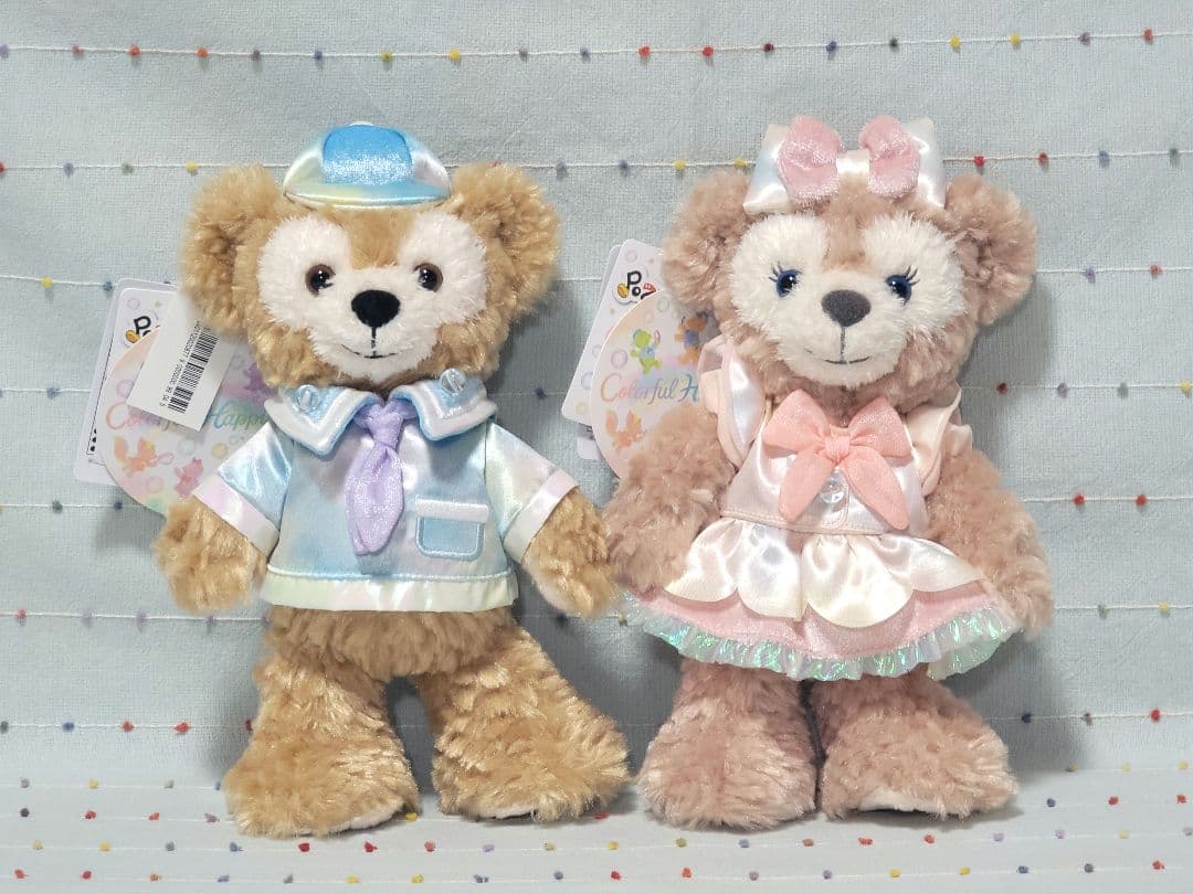カラフルハピネス ポージープラッシー ダッフィー シェリーメイ ディズニーシー