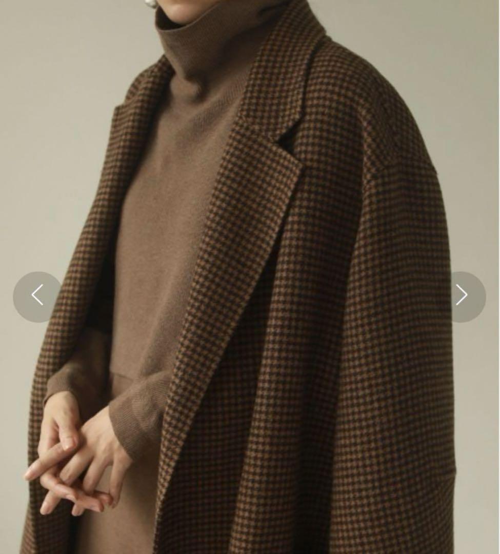 美品】TODAYFUL トゥデイフル オーバーチェックコート サイズ36
