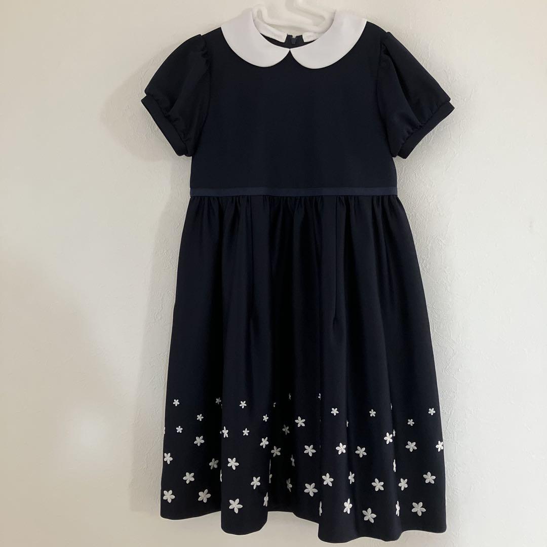 べべ　白襟　ワンピース　130 冠婚葬祭　BEBE