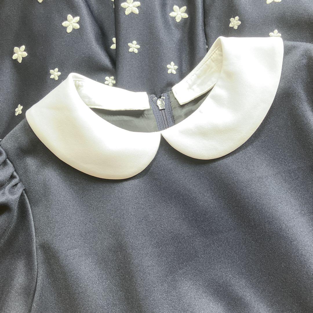 べべ　白襟　ワンピース　130 冠婚葬祭　BEBE