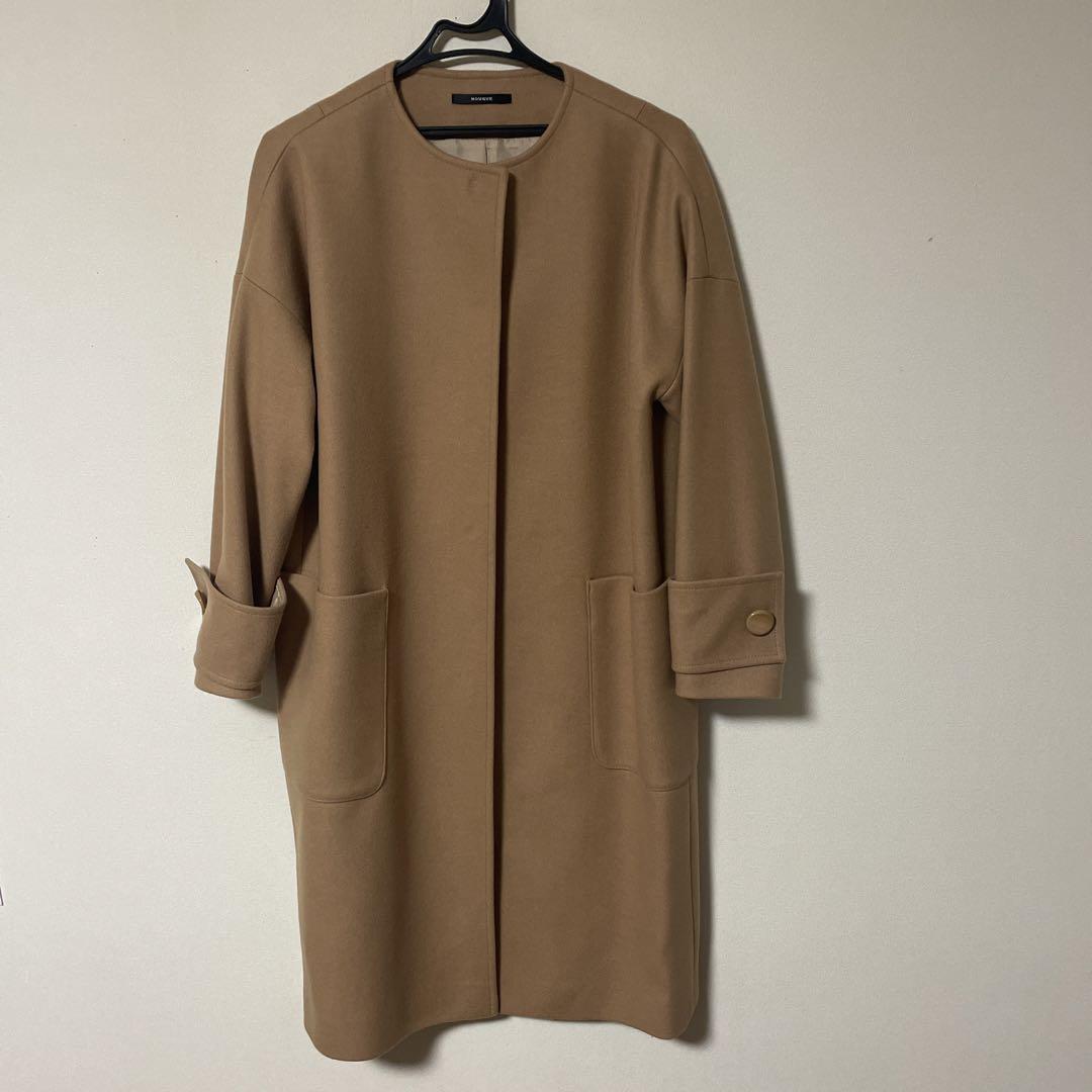 美品！NOUQUEノーカラーコート