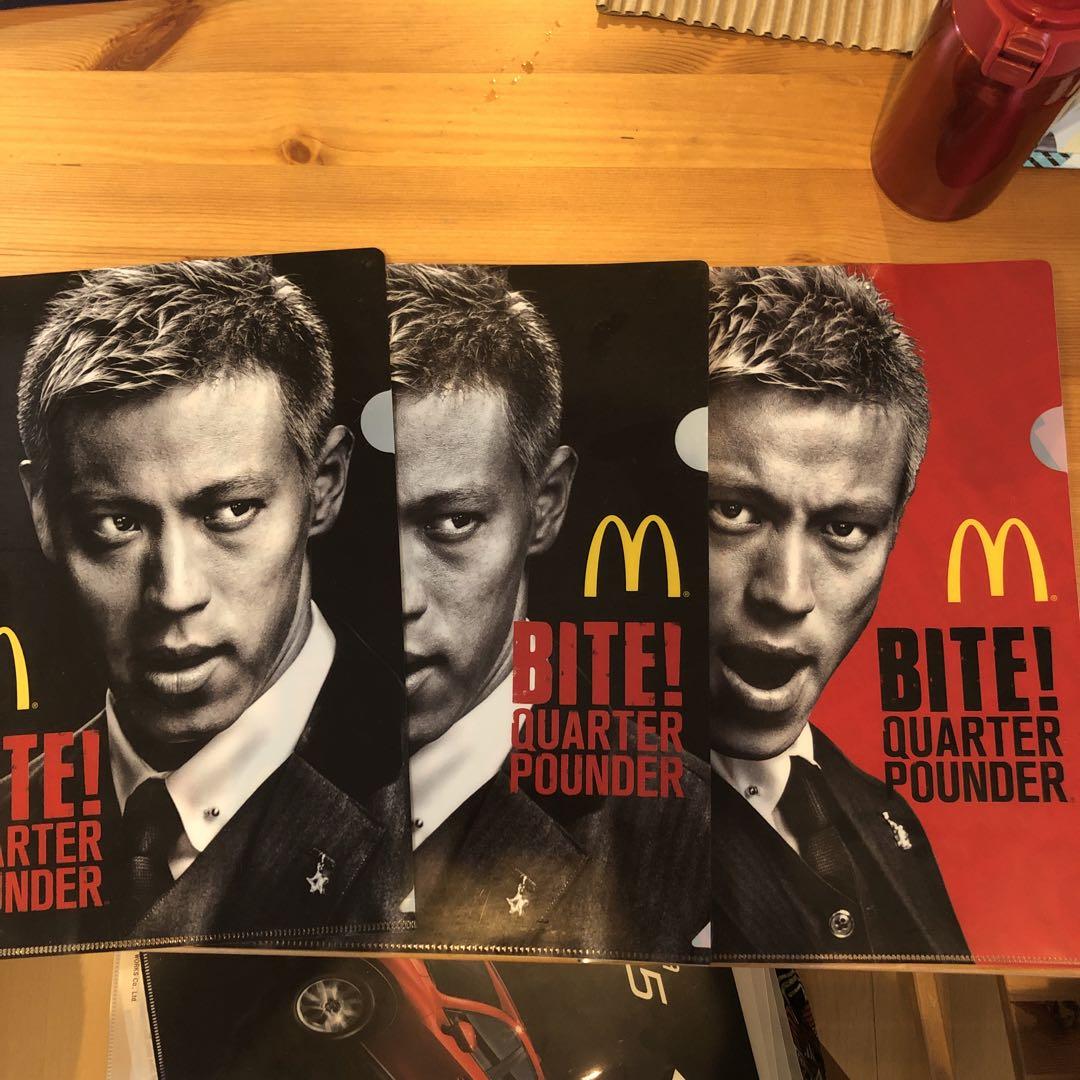 非売品】本田圭佑クリアファイルマクドナルドマック限定レア新品
