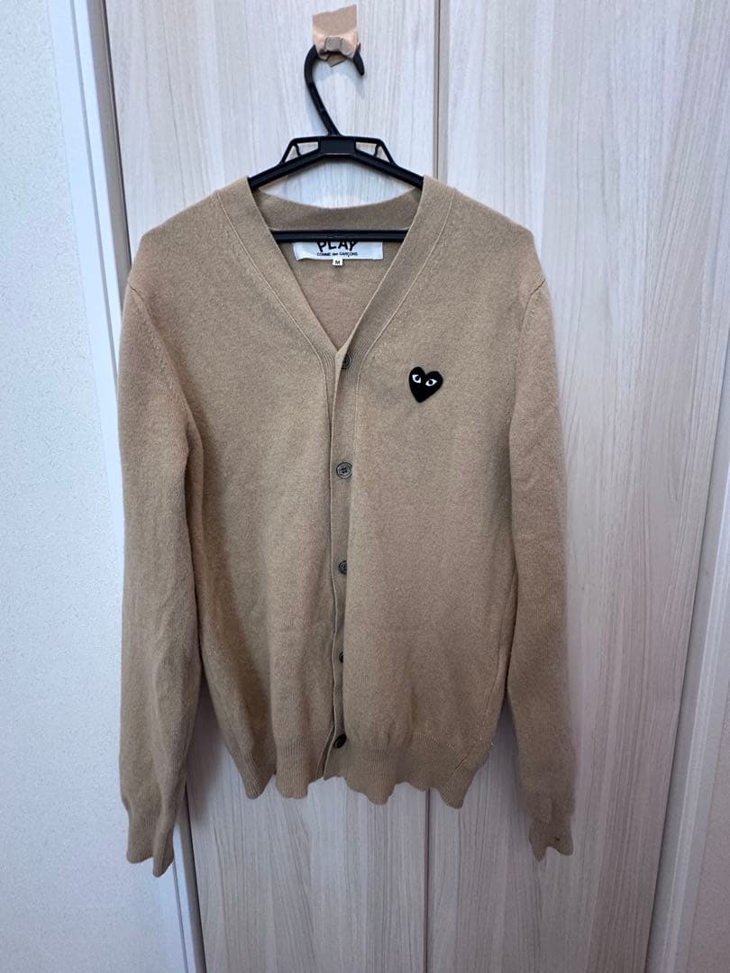 ベージュ カーディガン