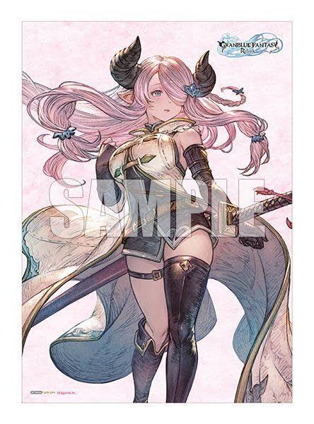 グランブルーファンタジーリリンク あみあみ特典 ナルメアA2クリアポスター
