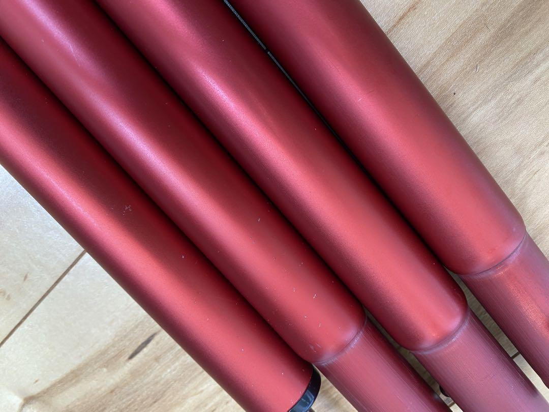 スノーピーク　ウィングポール　レッド　240cm 280cm 2本セット