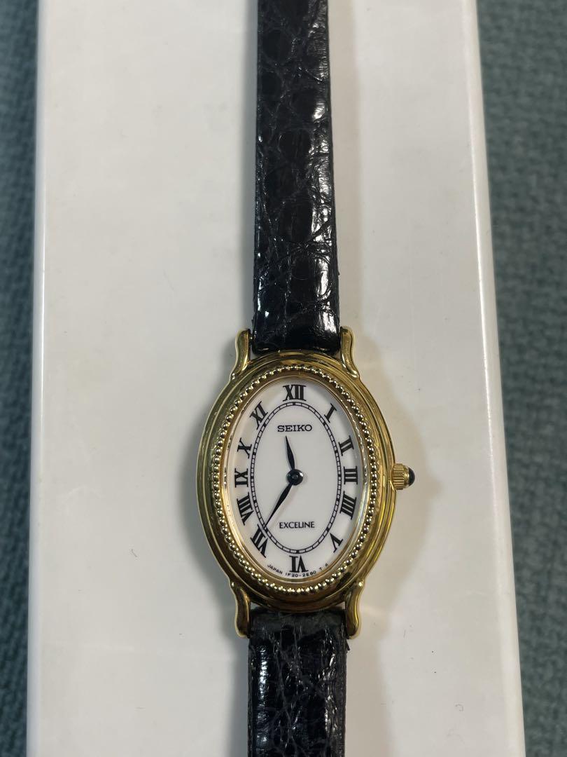 稀少　SEIKO EXCELINE レディースクォーツ腕時計