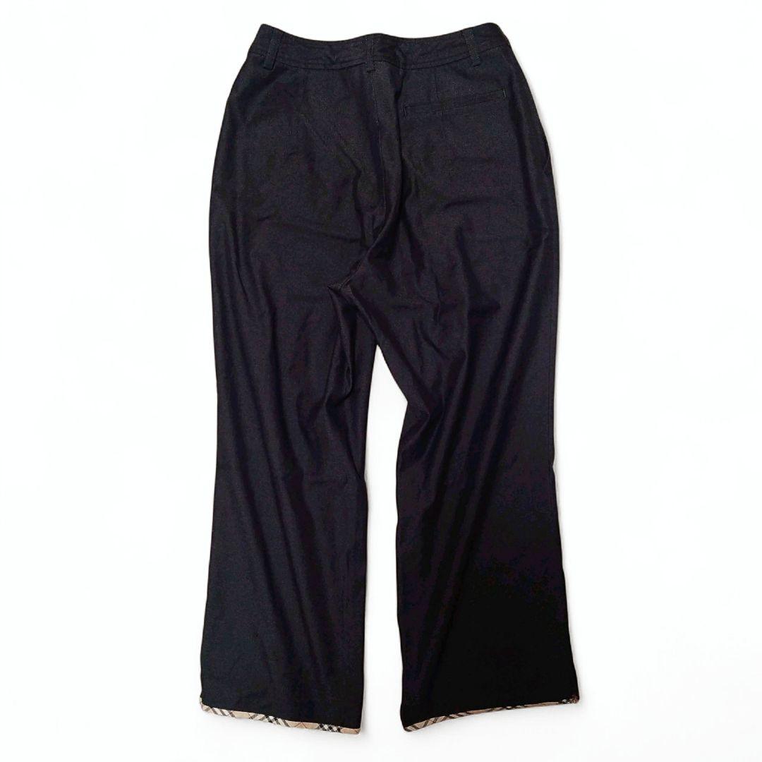 BURBERRY GOLF ゴルフパンツ BURBERRY バーバリーゴルフ パンツ 黒 薄手 ウエストゴム メンズ
