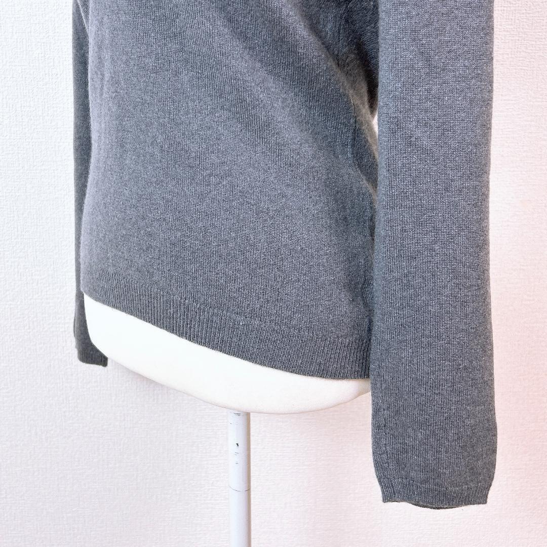 【美品】ブルネロクチネリ カシミヤ100％　 Vネック ニット セーター　L