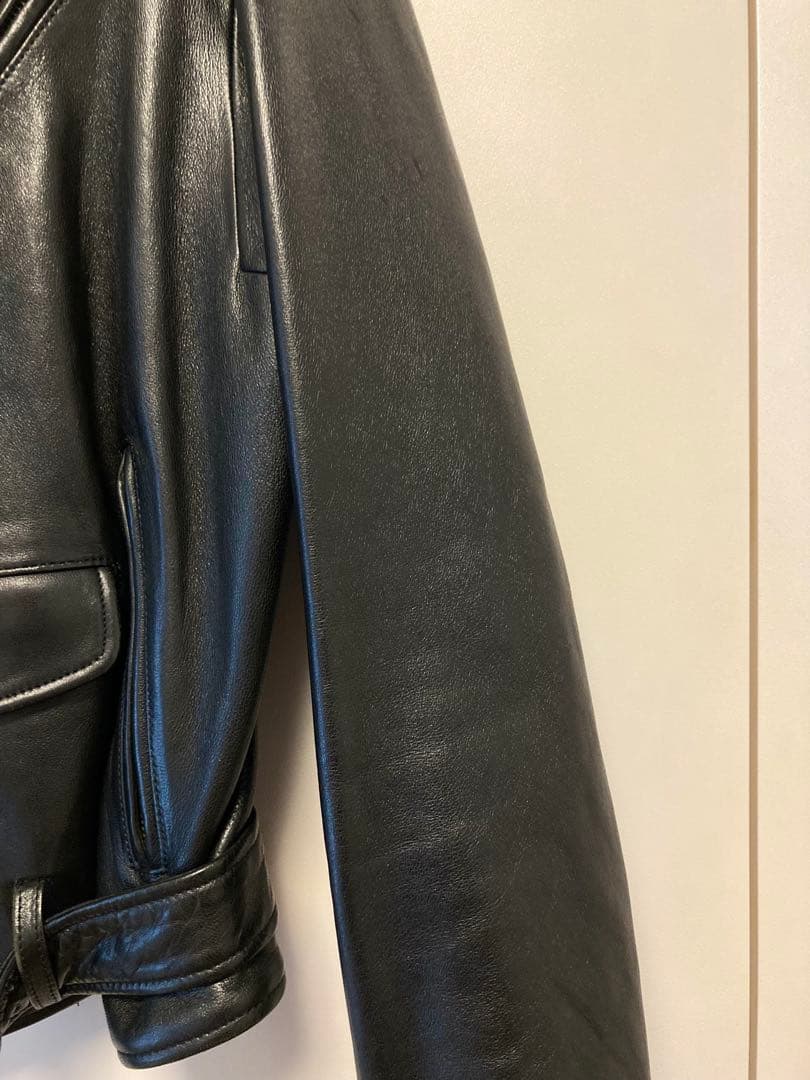 beautiful people ダブルライダースジャケット　190 美品