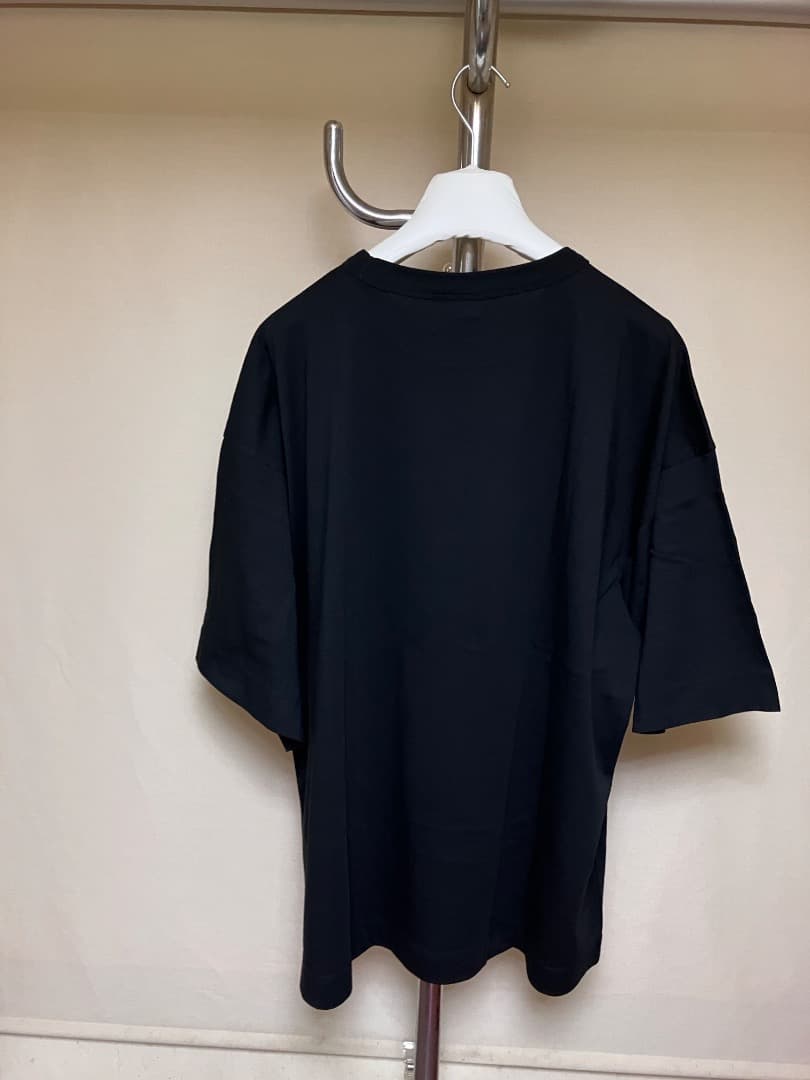 新品 L 25ss dries van noten 黒 定番Tシャツ 17840
