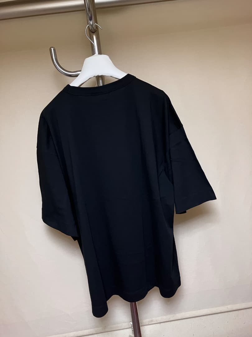新品 L 25ss dries van noten 黒 定番Tシャツ 17840