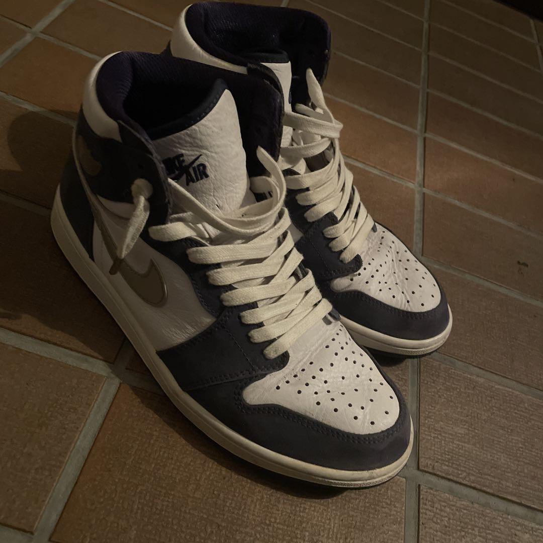 NIKE Air JORDAN1 high white midnight