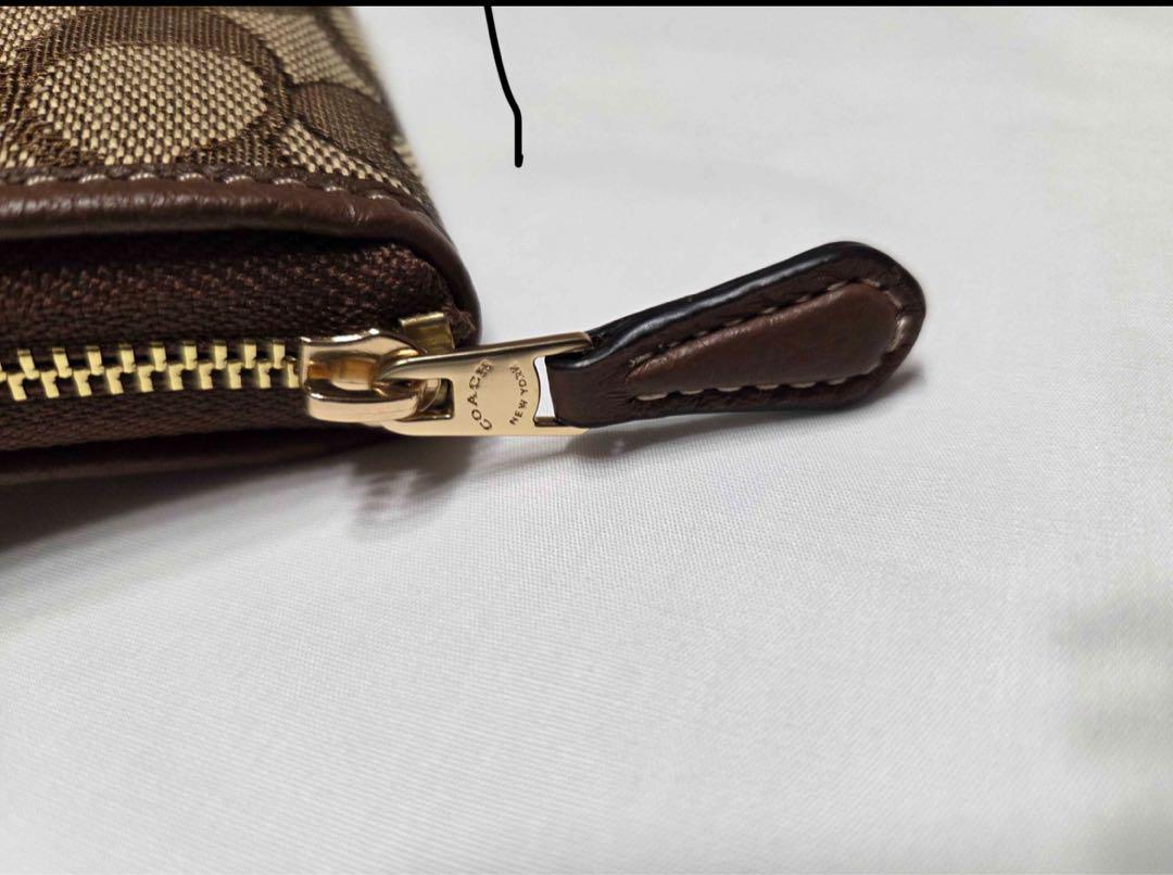 COACH コーチ コインケース CH389 カーキ/サドルマルチ 即購入OK