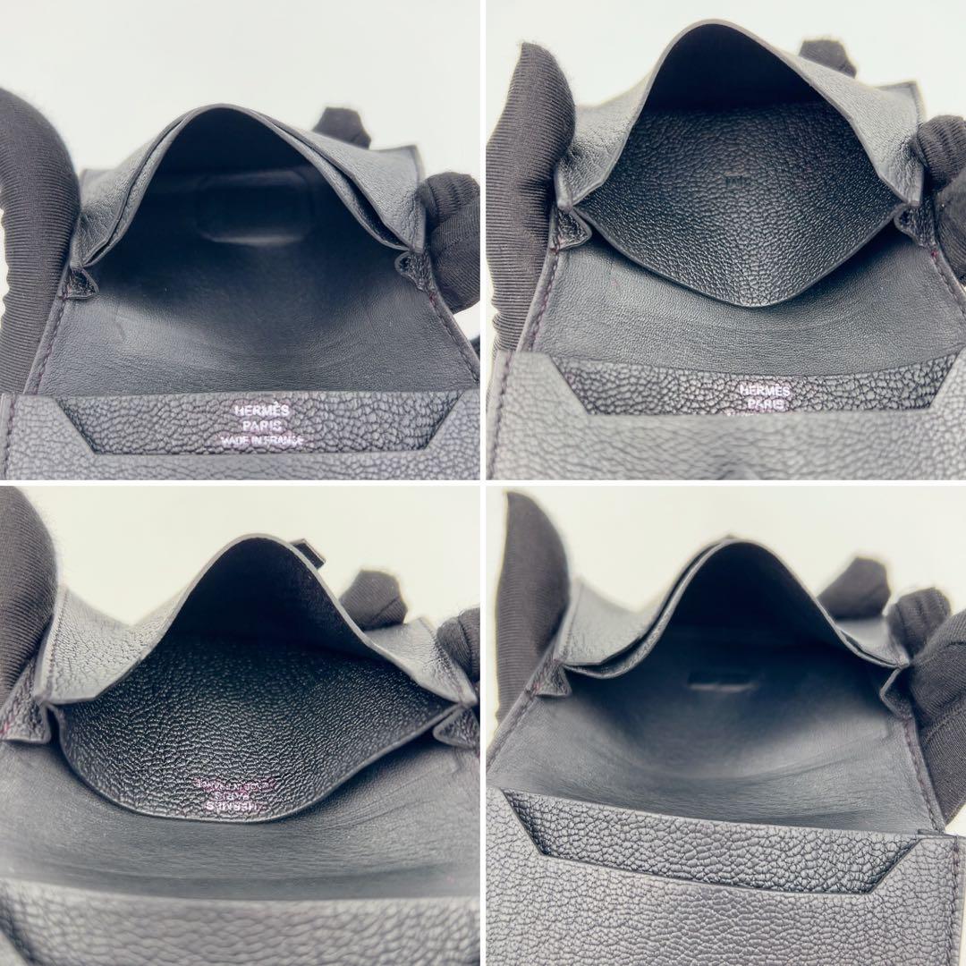 【美品】HERMES ベアン カードケース 名刺入れ レザー ◻︎M刻印 739