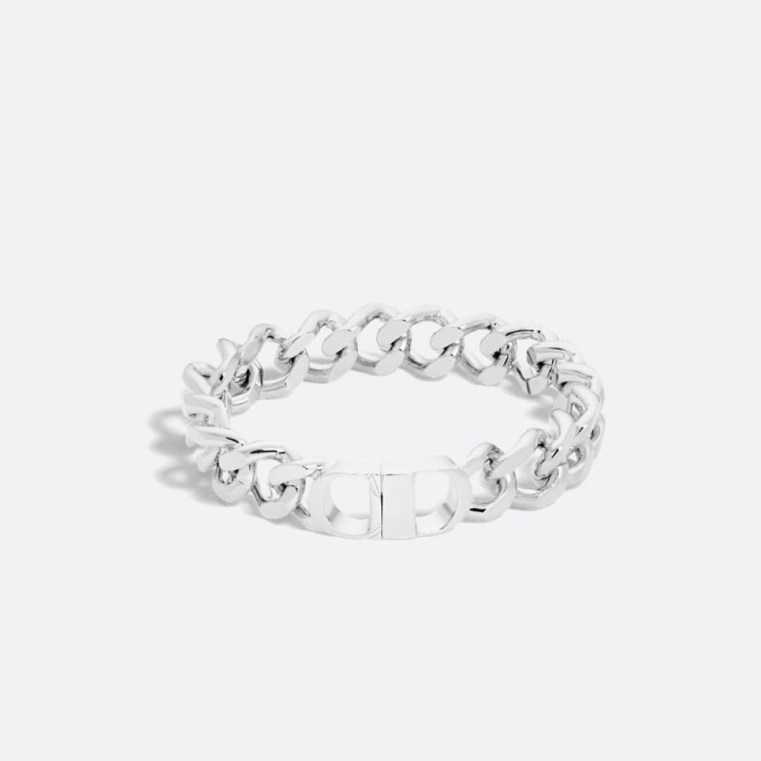 【Dior】CD Icon チェーンリンク ブレスレット Sサイズ 美品
