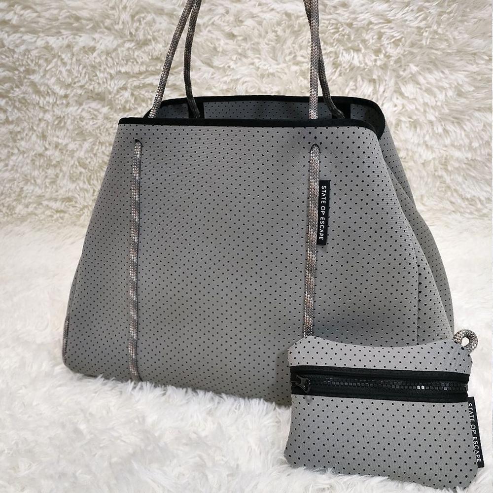 美品】STATE OF ESCAPE トートバッグ グレー 中村アン使用モデル